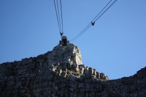 Obere Seilbahnstation auf Tafelberg